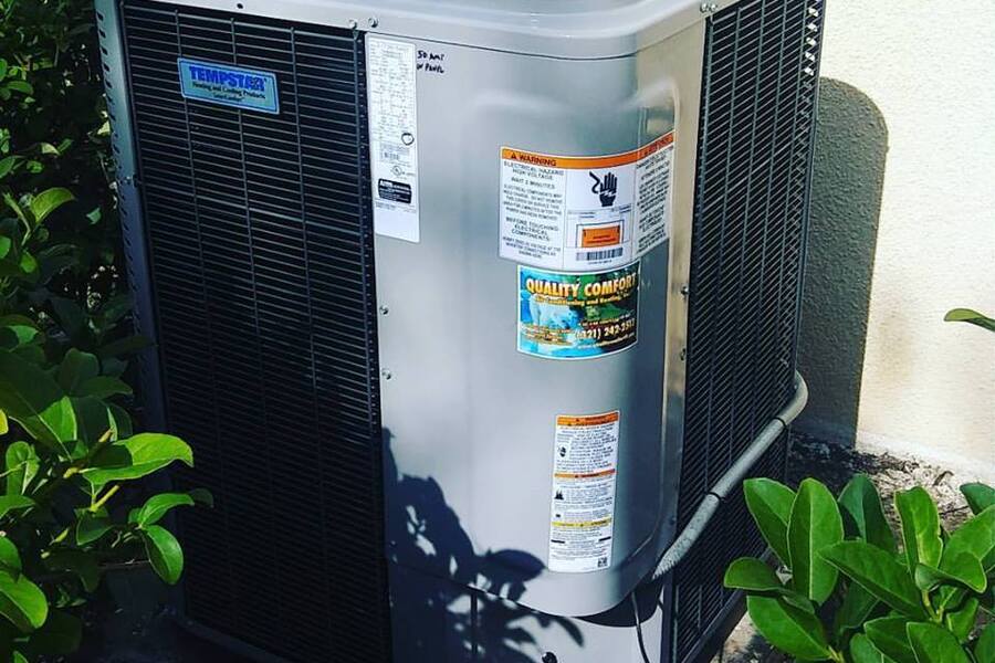 Outdoor AC unit in Melbourne, Florida